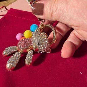 Gold Teddy Bear Hair Clip